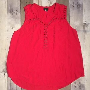 Red torrid top “firm price”